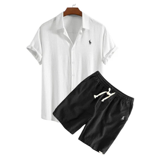 RL™ SÆT MED SKJORTE OG SHORTS I HØR