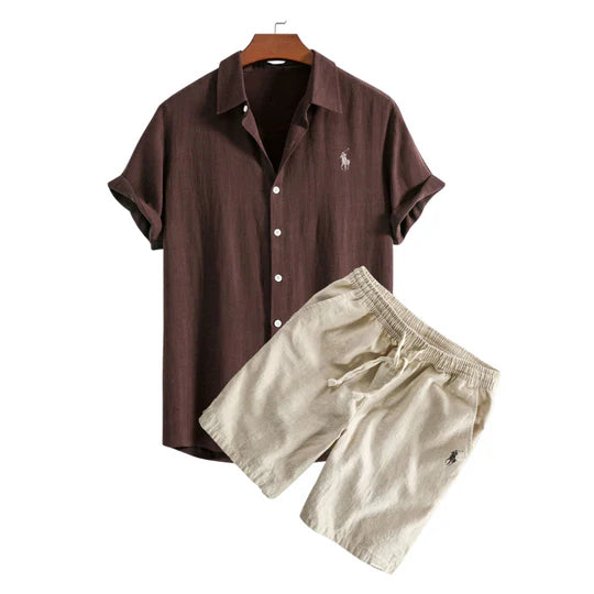 RL™ SÆT MED SKJORTE OG SHORTS I HØR