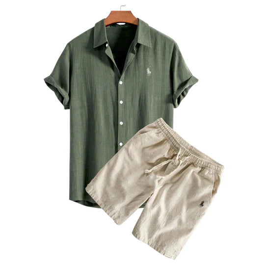 RL™ SÆT MED SKJORTE OG SHORTS I HØR