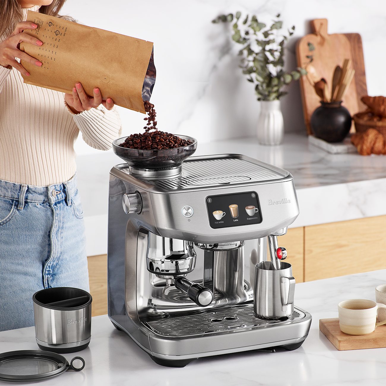 Oracle™ kaffemaskine ☕️ Barista-kvalitet til hjemmet 🏡