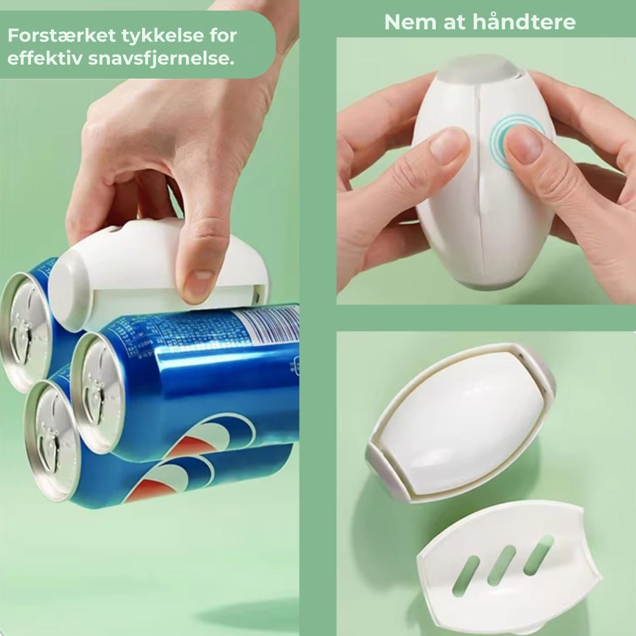 Genanvendelig hår- og fnugbeskyttelse