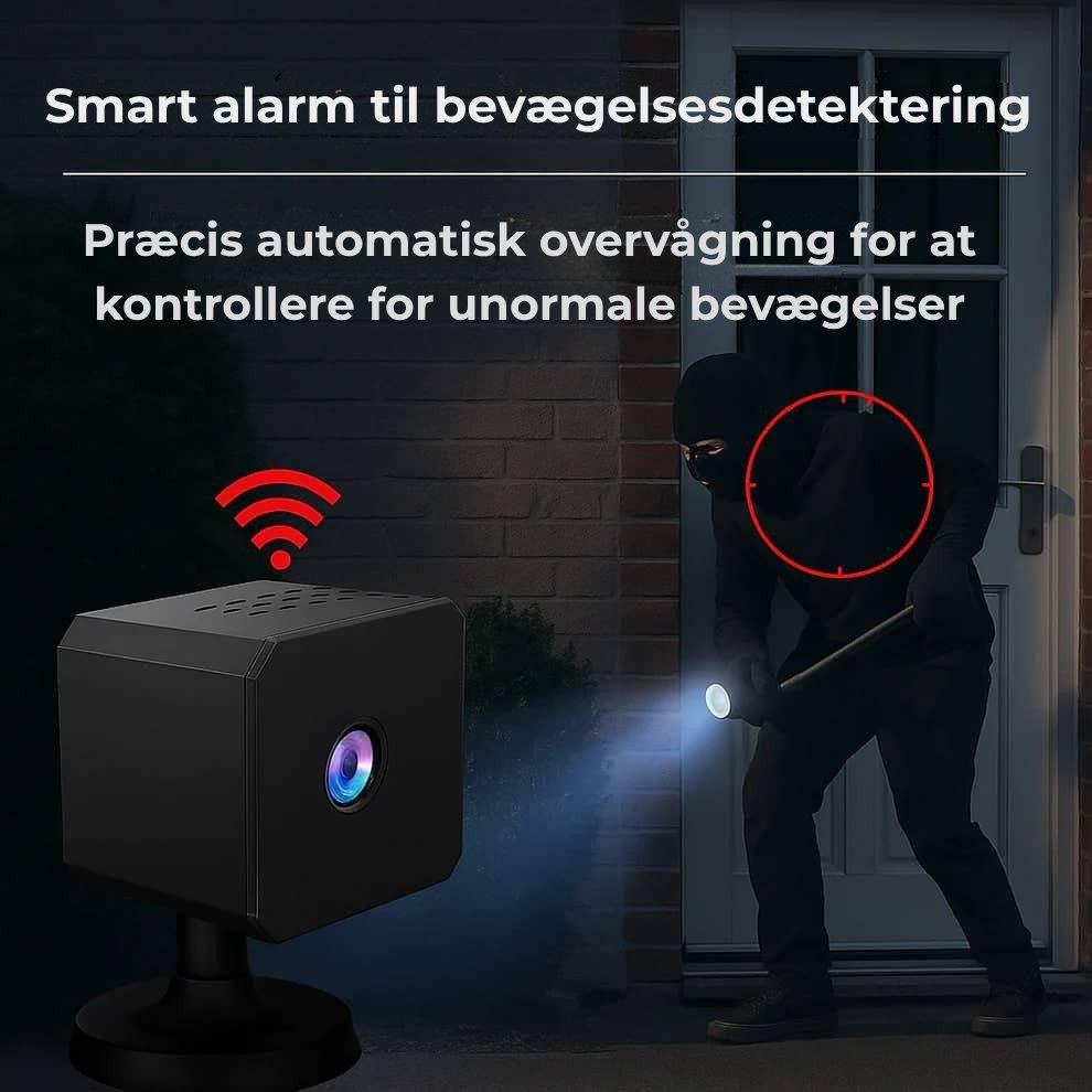 SafeCam Pro™ | Altid sikker – selv uden internet eller strøm