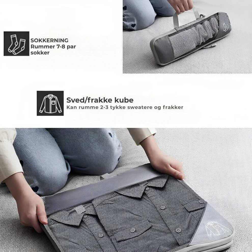 Packzy - Pakke med 5 kompressionskuber