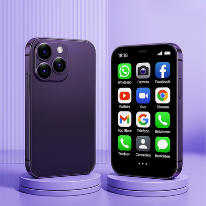 Mini-smartphone | Til unge og gamle (+GRATIS ETUI)