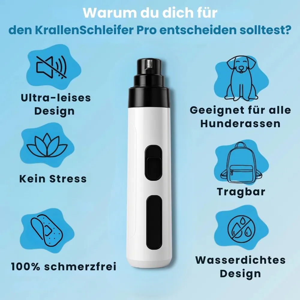 ClawGrinder™ Pro Set - Stressfri klovpleje til hunde