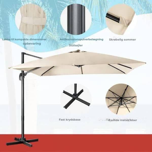 Haveparasol Beige