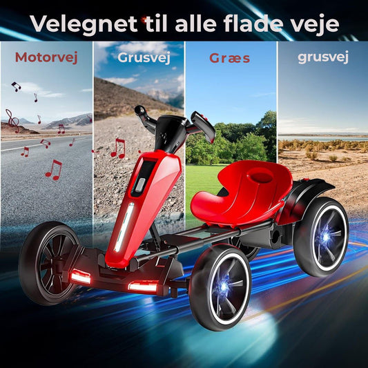 My Kart® - 6V foldbar elektrisk gokart til børn