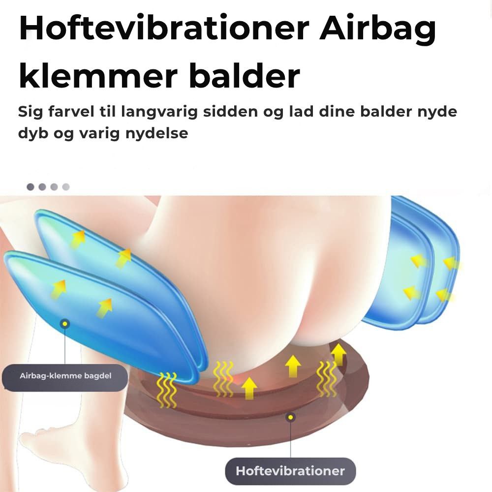Massagestol A5 - Varmeterapi, AI-styring, Zero Gravity & Touchskærm
