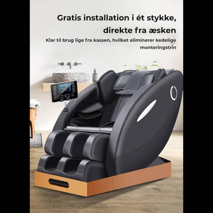 Massagestol A5 - Varmeterapi, AI-styring, Zero Gravity & Touchskærm