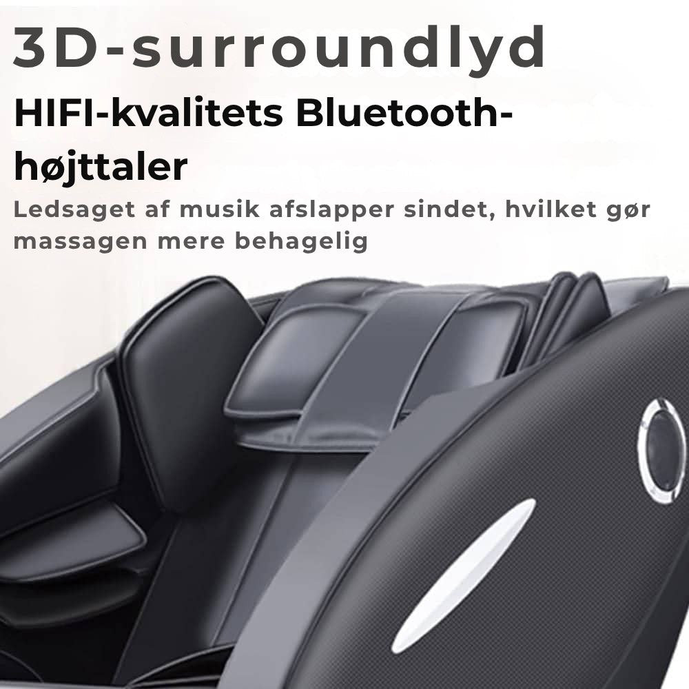 Massagestol A5 - Varmeterapi, AI-styring, Zero Gravity & Touchskærm