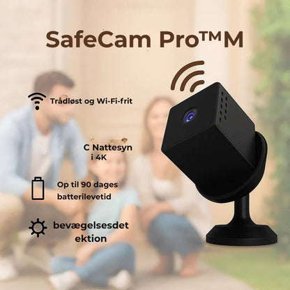SafeCam Pro™ | Altid sikker – selv uden internet eller strøm