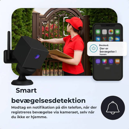 SafeCam Pro™ | Altid sikker – selv uden internet eller strøm