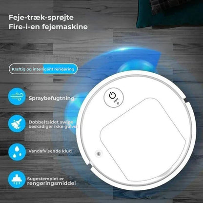 CleanBuddy Pro | Aldrig mere gulvvask eller støvsugning